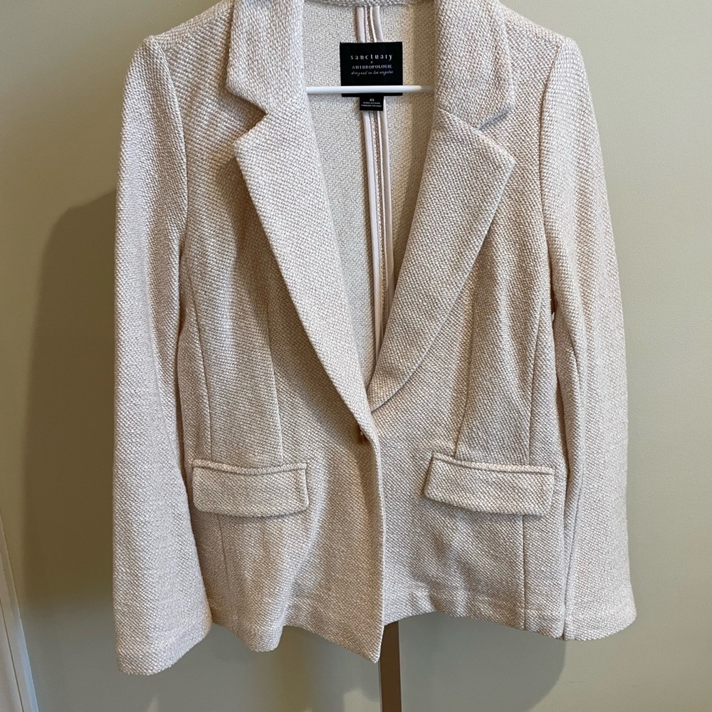 Tan Tweed Blazer